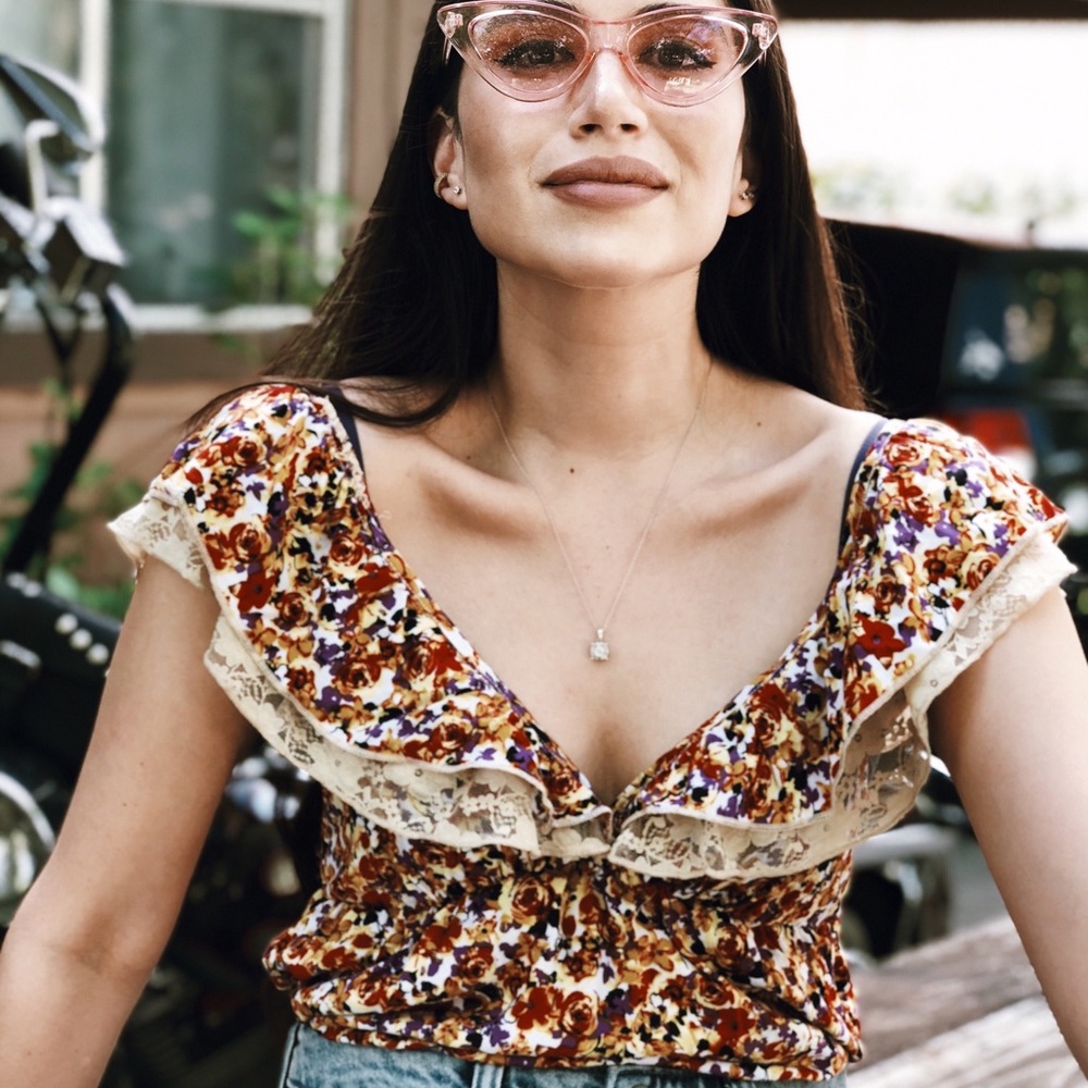 Fall Floral Top